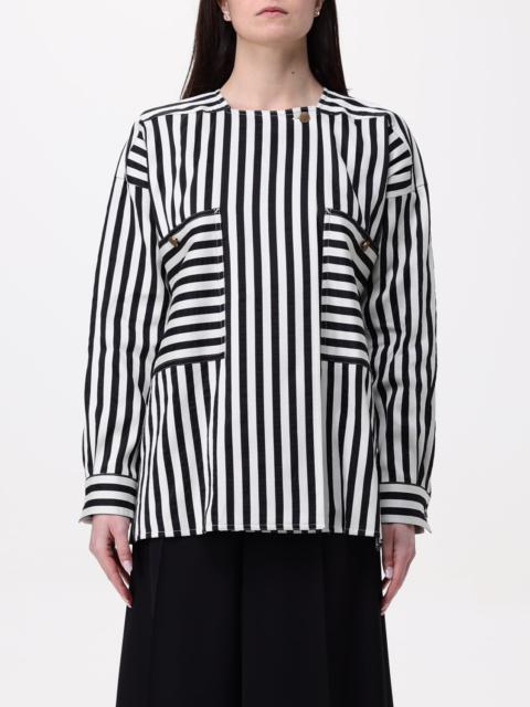 Max Mara Max Mara striped cotton blouse