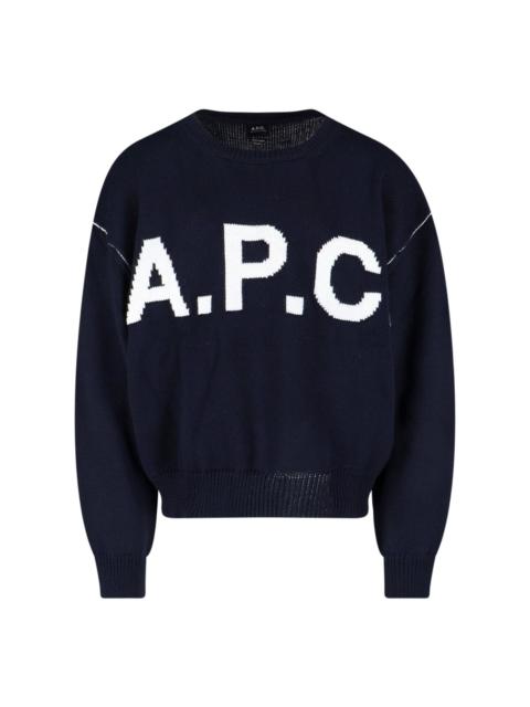 A.P.C. LOGO SWEATER