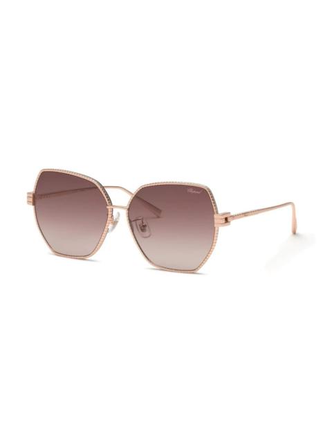 Chopard Chopard Brown Pink Gradient Butterfly Ladies Sunglasses SCHL28M 08FC 59