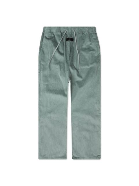 ESSENTIALS WOMEN'S RELAXED CORDUROY TROUSER - SYCAMORE