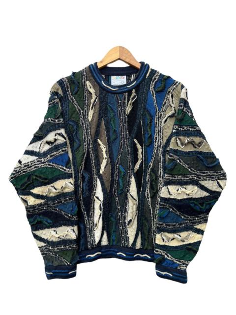 Other Designers Vintage 90s Coogi Sweater Coogi Knitwear Green Crewneck
