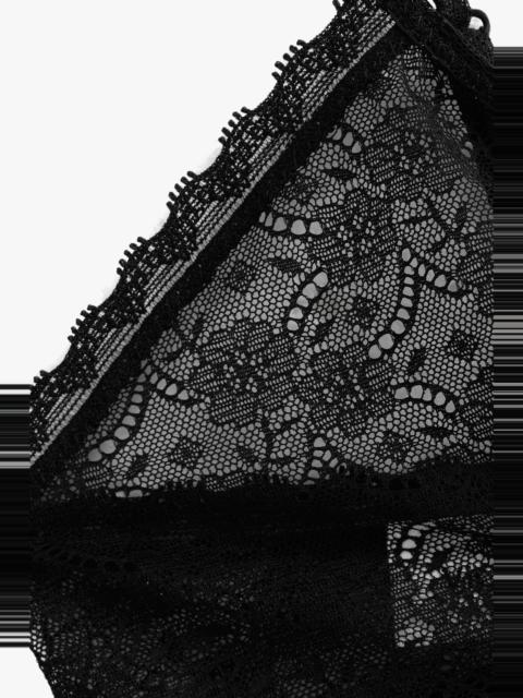 Victoria Beckham Lace Bra In Black