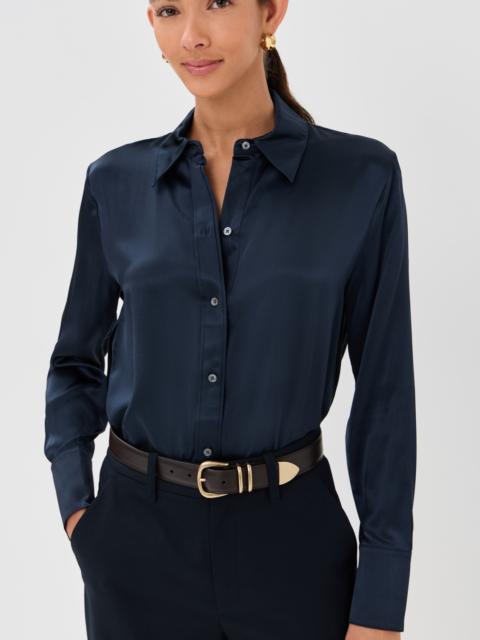 TWP Joey Button Down Silk Top