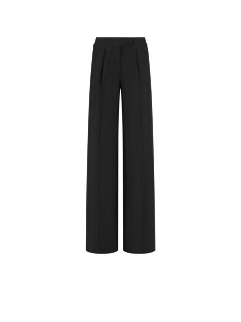 TOM FORD TAILORED DOUBLE PLEAT WIDE LEG PANTS