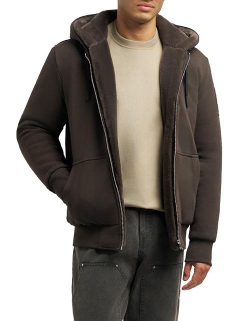 MOOSE KNUCKLES Moose Knuckles Classic Bunny Fleece Jacket with Removable Faux Fur Lining in Espresso/Espresso at No