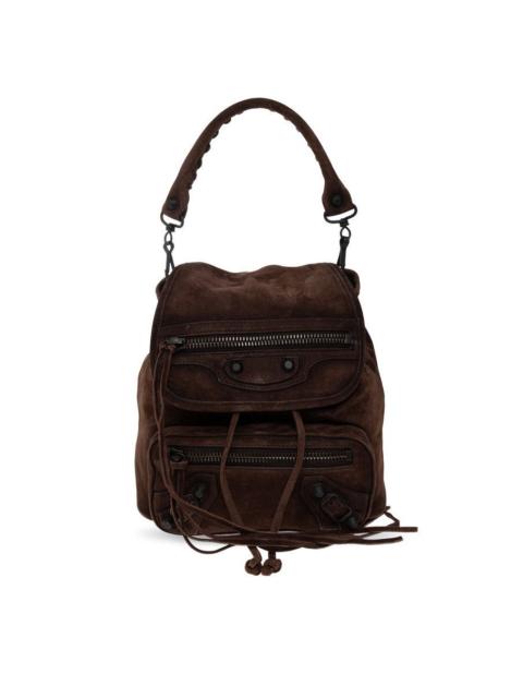 BALENCIAGA BALENCIAGA Le City Mini Light Espresso Backpack New & Authen