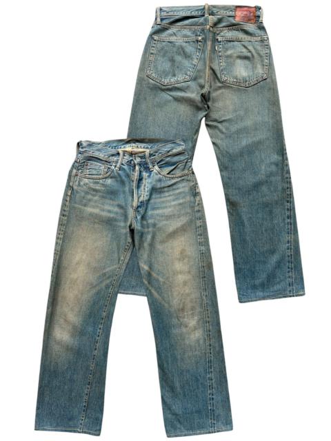 Other Designers Vintage Sewing Chop Selvedge Distressed Mudwash Denim Jeans