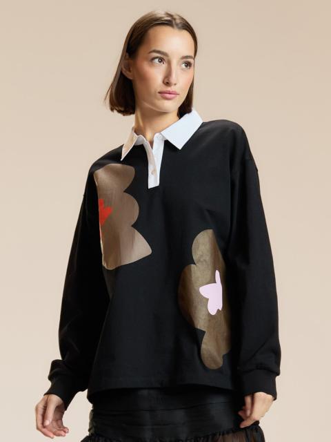 CYNTHIA ROWLEY Ardie Printed Rugby Shirt