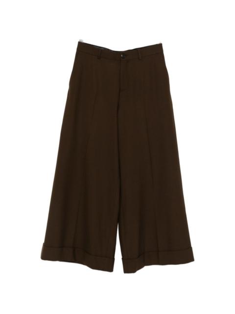 CELINE Celine Women Wool Wide-Leg Trousers