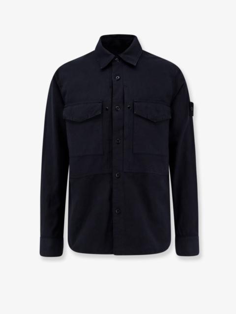 Stone Island Stone Island Cotton And Linen Shirt