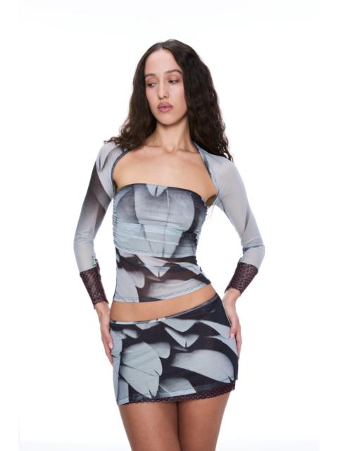 miaou IRIS TOP - FEATHER PRINT