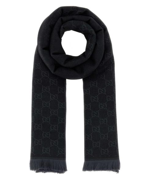 GUCCI Gucci Women Embroidered Wool Scarf