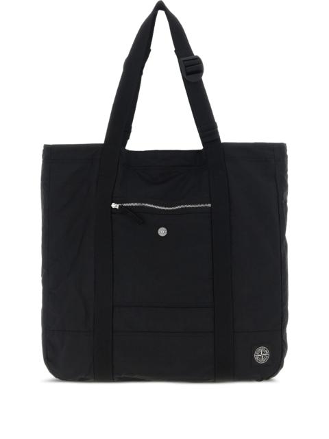 Stone Island logo-patch tote bag