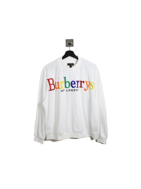 Burberry Burberry Rainbow Font Sweater White