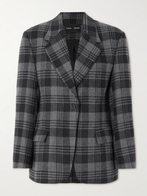 Proenza Schouler Daria Checked Wool Blazer