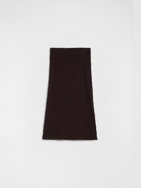 Jil Sander Embroidered Light Crepe Skirt