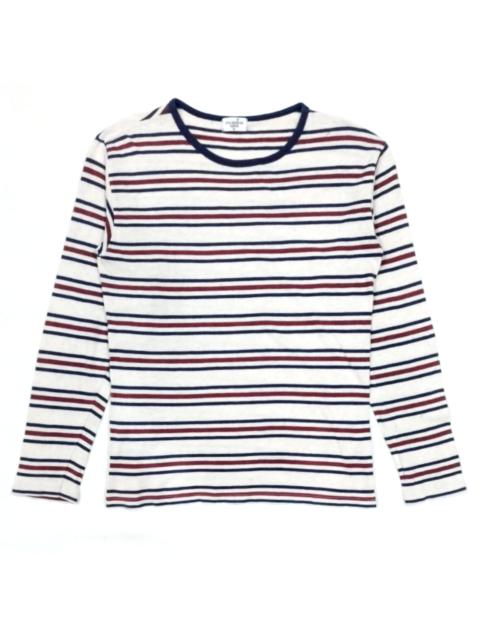 Other Designers Designer - RARE! FELISSIMO MINI SAILOR STRIPES L.SLEEVE T-SHIRT