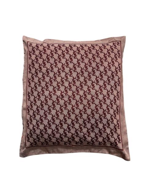 SAINT LAURENT Vintage Yves Saint Laurent Monogram Pillowcase