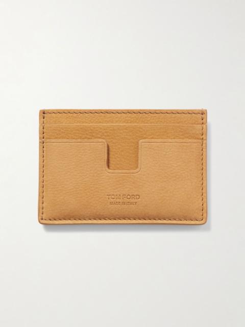 TOM FORD Nubuck Cardholder Brown