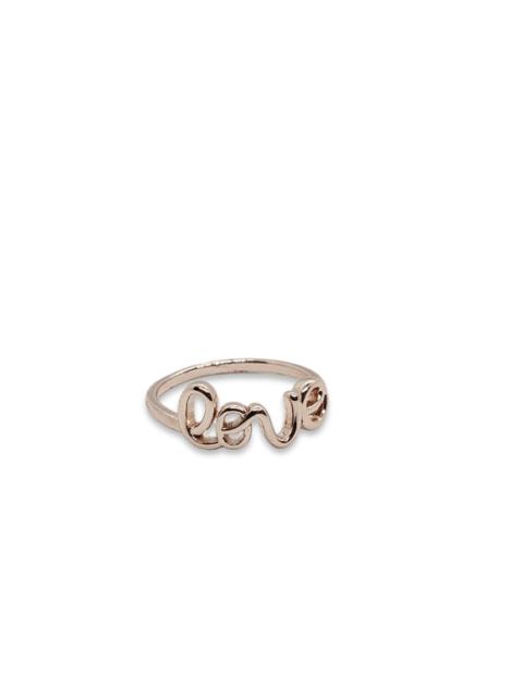 Other Designers mac & lou - Love rose gold ring size 6