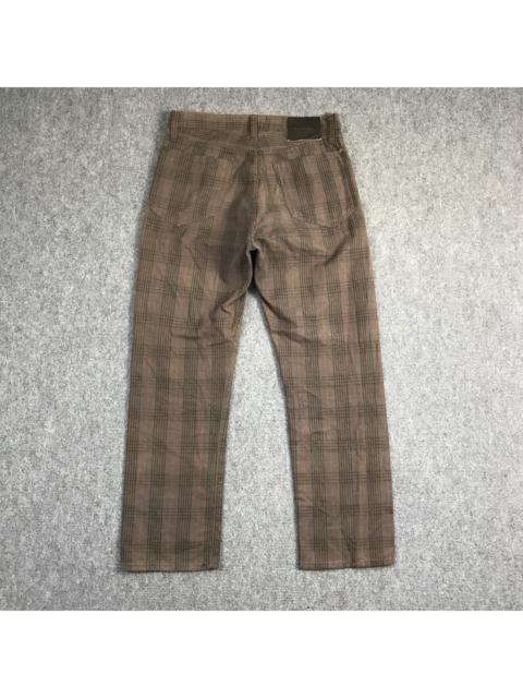 japanese brand paulsmith jeans wool plaid trousers