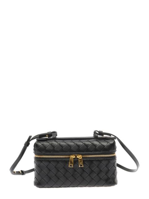 Bottega Veneta Bottega Veneta Women Black Vanity Case With Intrecciato Motiv In Leather Woman