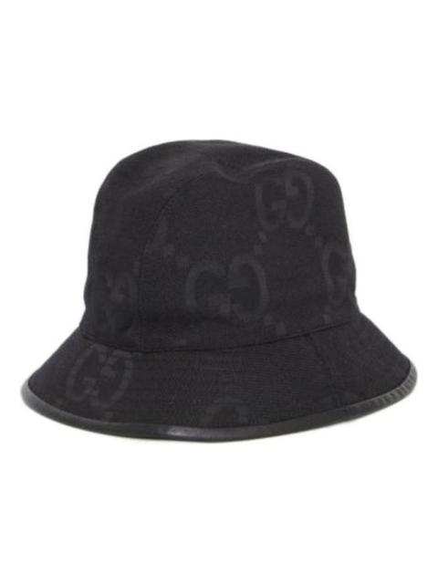 GUCCI Gucci Jumbo GG Bucket Hat 'Black' 7275634HAVS1060