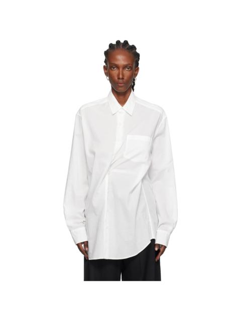 Ann Demeulemeester Off-White Mark High Comfort Pocket Shirt