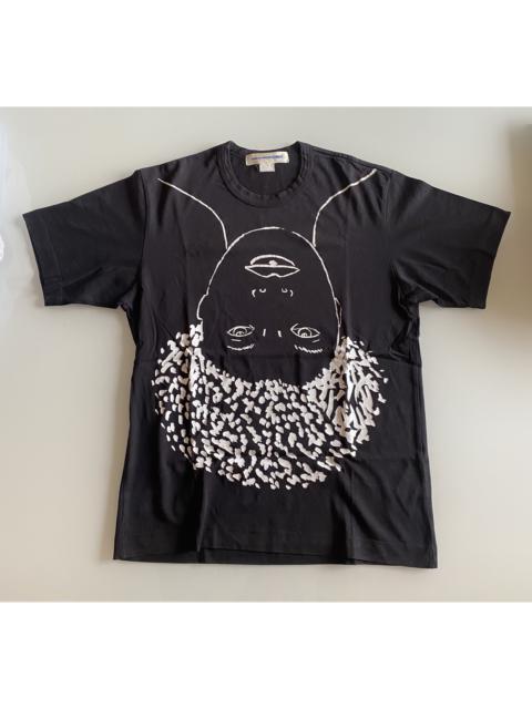 Comme des Garçons SHIRT Comme des garcons Shirt x Agathe Gonnet black tshirt