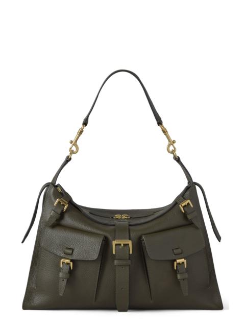 Mulberry Mulberry Roxanne Revived Grained Leather Shoulder Bag in Juniper Green at Nordstrom