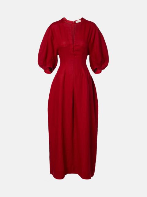 FAITHFULL Soleil linen maxi dress