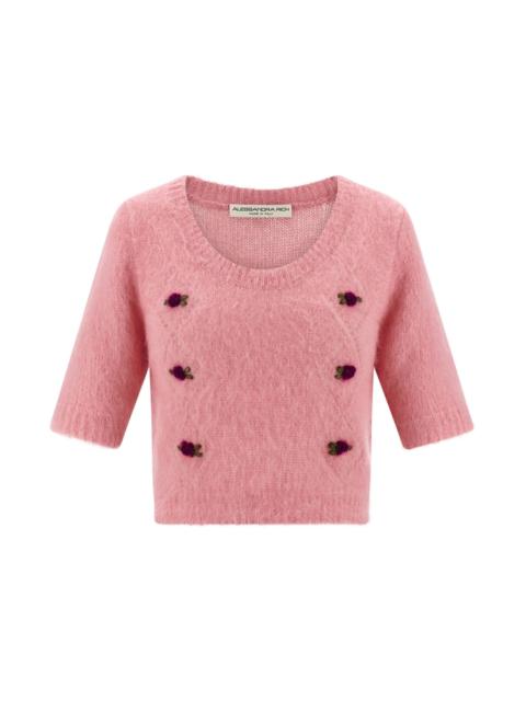 Alessandra Rich 'Carded Mohair' sweater