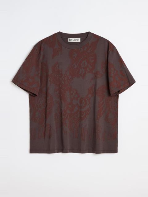 Our Legacy Box T-Shirt Tasty Raisin Lace Stencil