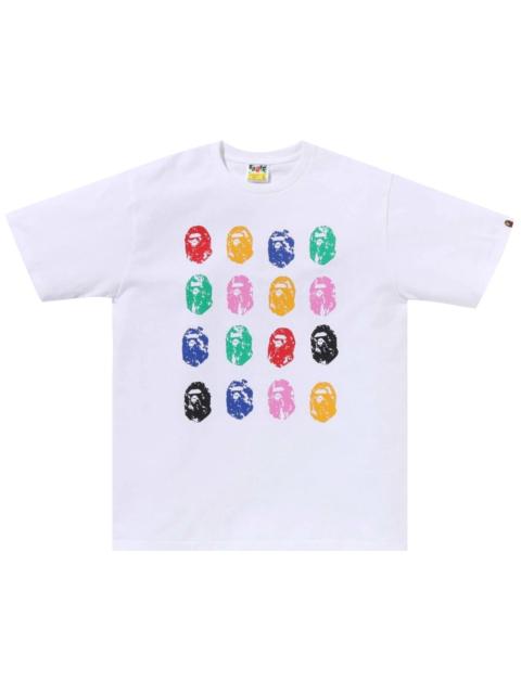 A BATHING APE® BAPE A Bathing Ape 32nd Anniversary Ape Head Tee 'White'