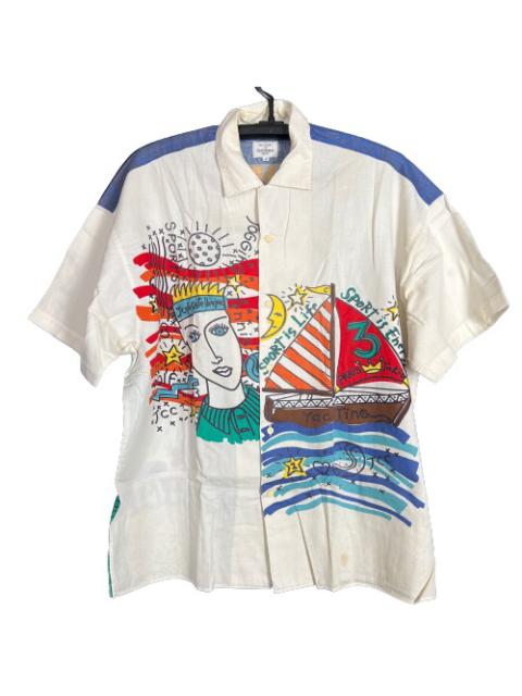 Other Designers Archival Clothing - 🔥RARE🔥Vintage JC de Castlebajac OVP Art Button Up Shirt