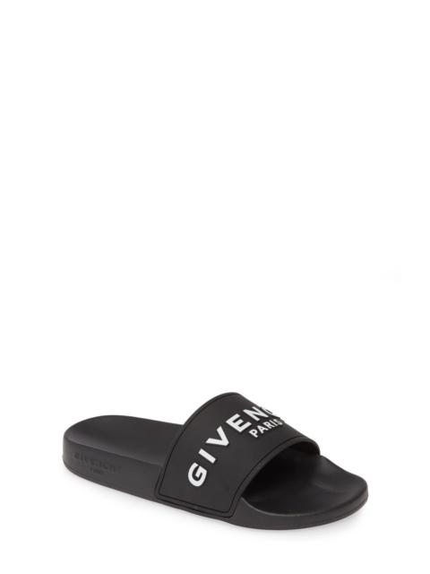 Givenchy Logo Slide in Black/White at Nordstrom