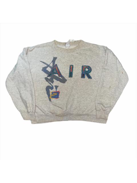 Nike Vintage 90’s Nike Air Sweatshirt Gray Tag Design