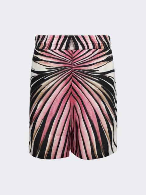 Roberto Cavalli Ray Of Gold Print Lounge Short Pink