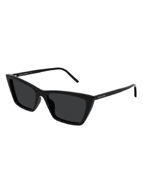 SAINT LAURENT Saint Laurent Ladies Black Cat Eye Sunglasses SL737MICATHIN 001