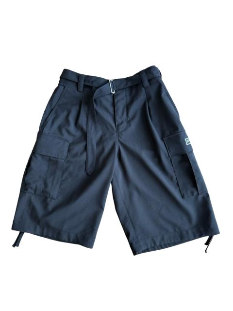 KENZO Kenzo Belted Cargo Pocket Shorts SZ XL