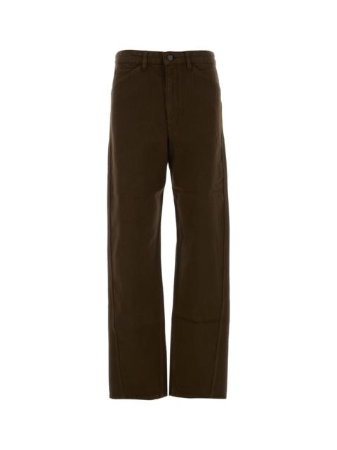 Lemaire Brown denim jeans