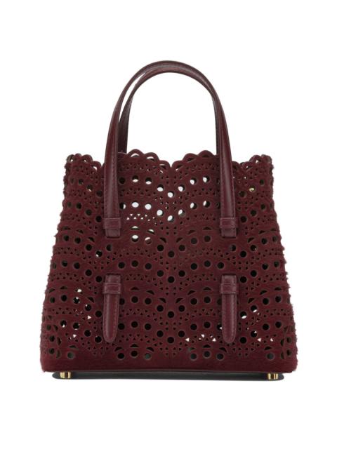 Alaïa Alaïa Mina 20 Small Handbag Bordeaux
