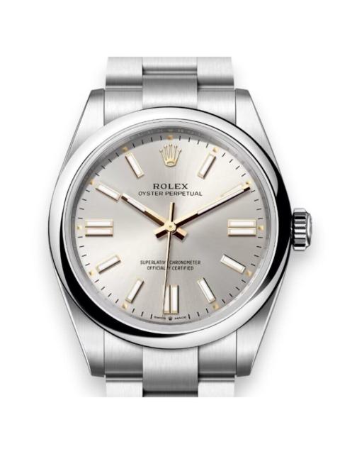 ROLEX Rolex Oyster Perpetual Automatic Chronometer Silver Dial Men's Watch M134300-0001