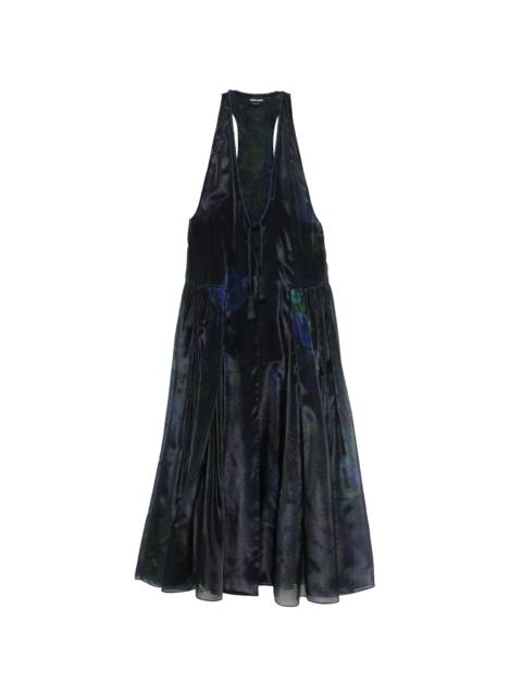 GIORGIO ARMANI Giorgio Armani Tassel Floral Dress