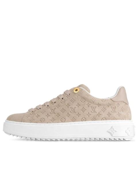 Louis Vuitton (WMNS) LOUIS VUITTON Time Out Sneakers 'Beige Minimonogram' 1ABR2I