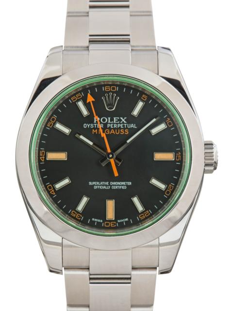ROLEX Pre-owned Rolex Milgauss Ref 116400v Black