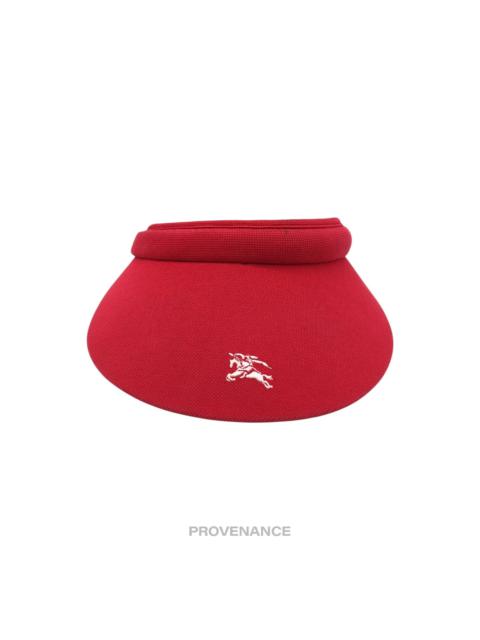Burberry Golf Knight Logo Visor - Nova Check Red