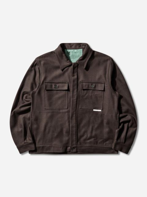 GR10K Men's 40000 Replicated Short Jacket Dark Brown