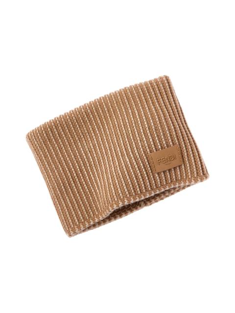 FENDI FENDI Logo Wool Collar