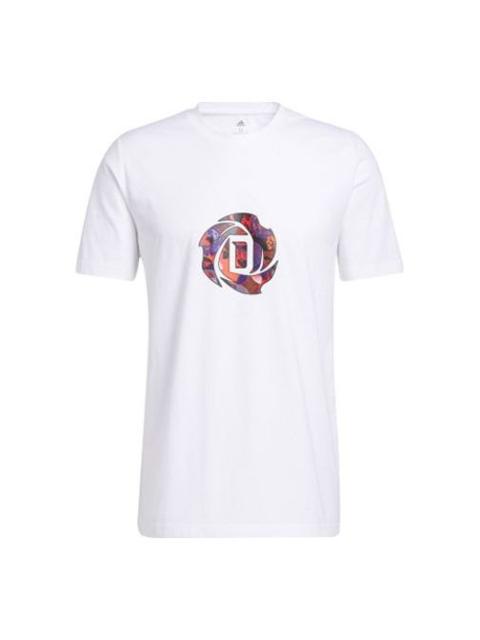 adidas adidas Mic Rose Tee Basketball Sports Short Sleeve White GQ1361